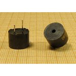 Зуммер магнитоэлектрический без генератора, 12x 9, напряжение 5В, сопротивление 47 Ом, частота 2.4 к