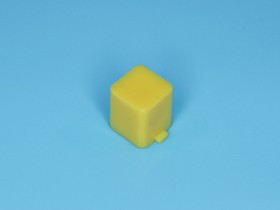 PSM1-K-1-Y, Колпачок квадратный для мини кнопки, желтый