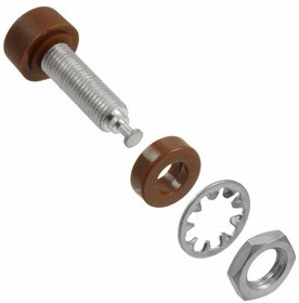 1581-1, Test Plugs &amp; Test Jacks B-JACK, TIN PL (BROWN)