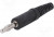 FK9LNI-SW, Вилка, "банан" 4мм, 32А, 33ВAC, 70ВDC, черный, неизолированный FK9LNI-SW, Вилка, "банан" 4мм, 32А, 33ВAC, 70ВDC, черный, неизолированный