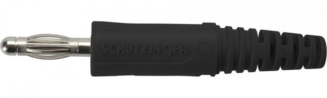 FK9LNI-SW, Вилка, "банан" 4мм, 32А, 33ВAC, 70ВDC, черный, неизолированный FK9LNI-SW, Вилка, "банан" 4мм, 32А, 33ВAC, 70ВDC, черный, неизолированный