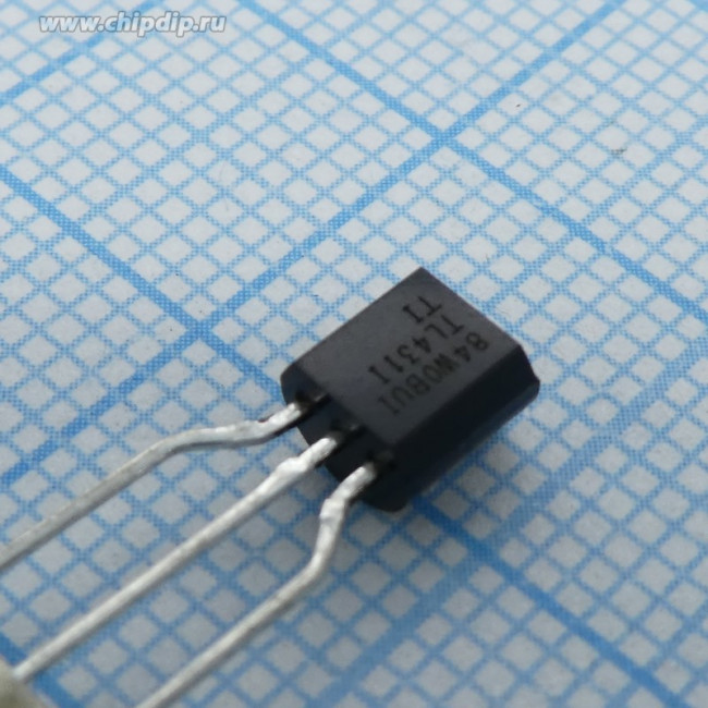 TL431ILPR, Программируемый источник опорного напряжения, [TO-92 Formed Leads]