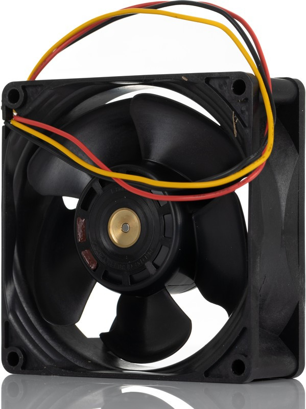 9WFA0924G2001, Axial Fan, 24 V dc, DC Operation, 109.5cfm, 13.9W, 580mA Max, IP68, 92 x 92 x 32mm