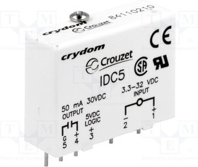 CROUZET84110210, Реле: полупроводниковое, Uупр: 5-28ВDC, 50мА, макс.60ВDC