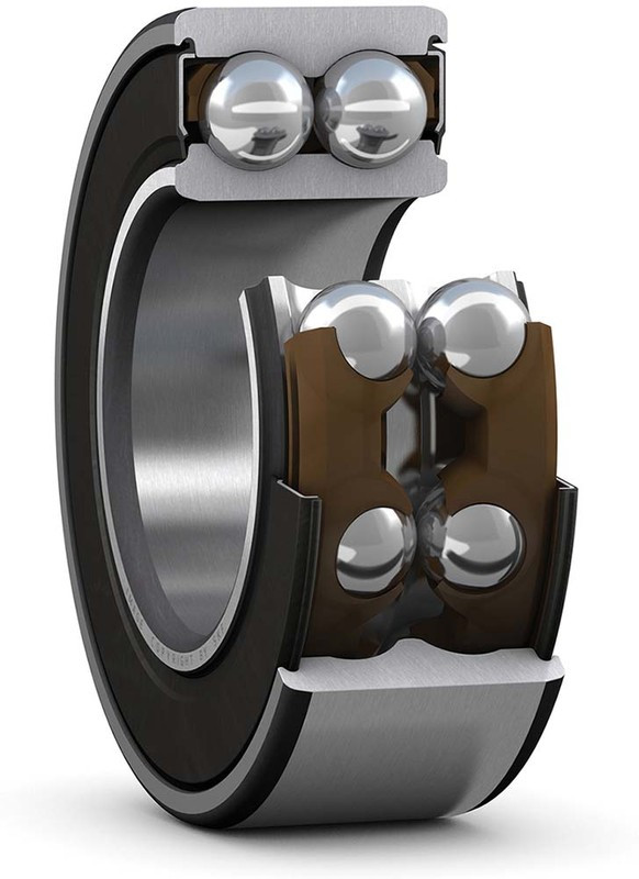 3212 A-2RS1/MT33 Double Row Angular Contact Ball Bearing- Both Sides Sealed 60mm I.D, 110mm O.D 3212 A-2RS1/MT33 Double Row Angular Contact Ball Bearing- Both Sides Sealed 60mm I.D, 110mm O.D