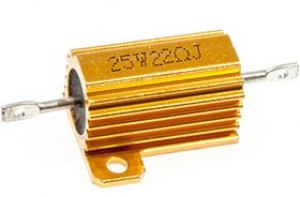 AH25 25Вт 1Ом, резистор силовой на радиаторе 5% (RX24) AH25 25Вт 1Ом, резистор силовой на радиаторе 5% (RX24)