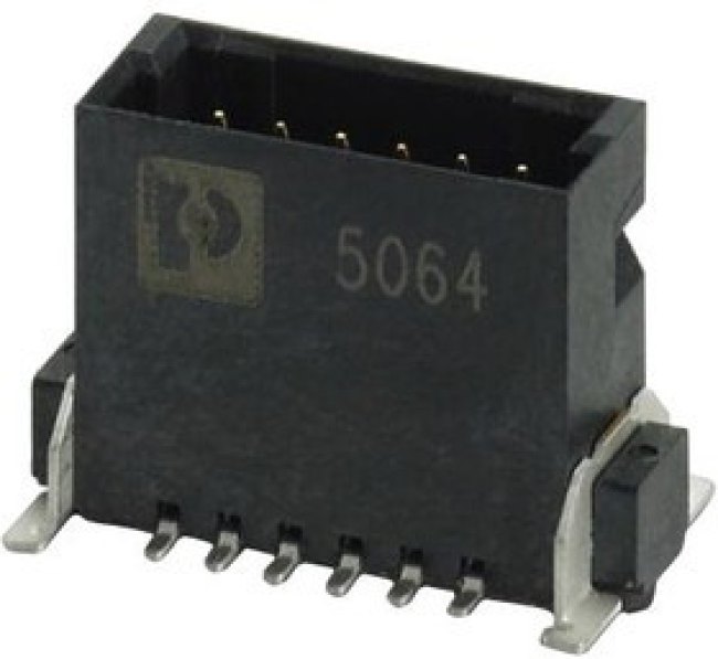 FP 1.27/ 32-MV 3.25, Conn Shrouded Header (4 Sides) M 32 POS 1.27mm Solder ST Top Entry SMD Tape