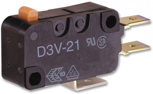 D3V-16-2C5, Микропереключатель SNAP ACTION; без рычага; SPST-NC; 16A/250ВAC D3V-16-2C5, Микропереключатель SNAP ACTION; без рычага; SPST-NC; 16A/250ВAC