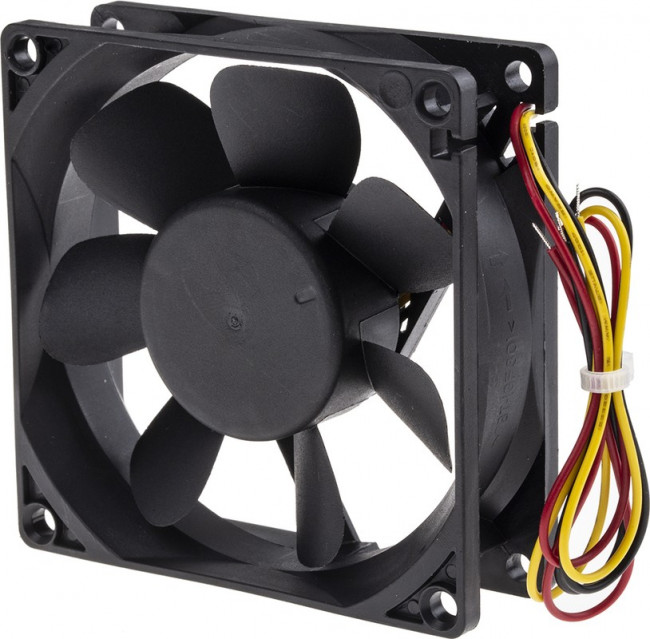 FD2480-A0151E3AL, CeraDyna Series Axial Fan, 24 V dc, DC Operation, 69m³/h, 3.84W, 160mA Max, 80 x 80 x 25mm