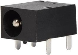 PJ-054H, 1.65 x 4.4 mm, 5.0 A, Horizontal, Through Hole, Dc Power Jack Connector