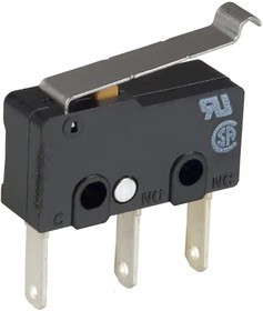SS-01GL13-FT, Микропереключатель SNAP ACTION; с рычагом с имитацией ролика