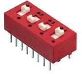 78J02ST, DIP Switches / SIP Switches ASM,SP/DT 2SLD SJ S,LF