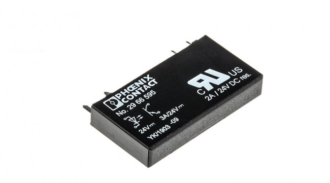 OPT-24DC/24DC/2, Реле: полупроводниковое, Uупр: 19,2-28,8ВDC, 3А, 3-33ВDC, -25-60°C