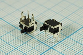 Микропереключатель 30В/0.1А, концевой выключатель; № 9239 ПКонц 6,3x 3,7x 8,5\ 30\ 0,1\OFF-(ON)\\H9,