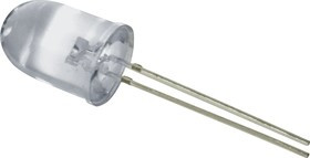 BL-L102UWC (9500K), Светодиод белый холодный 15° d=10мм 10000мКд (Ultra White)