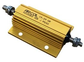 HS100E6 100R F M193, Aluminium Housed Wirewound Resistor with Threaded Terminals 100W, 100Ohm, 1%