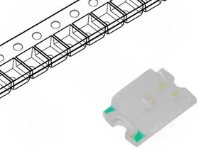 OF-SMD2012G-1, LED; SMD; 0805; green; 600?800mcd; 2x1.25x0.68mm; 120°; 2.8?3.4V OF-SMD2012G-1, LED; SMD; 0805; green; 600?800mcd; 2x1.25x0.68mm; 120°; 2.8?3.4V