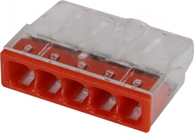 081-20-23, Строительно-монтажная клемма СКМ EU2.5-415 5 отверстия (0.75-2.5мм²) HLT 081-20-23, Строительно-монтажная клемма СКМ EU2.5-415 5 отверстия (0.75-2.5мм²) HLT