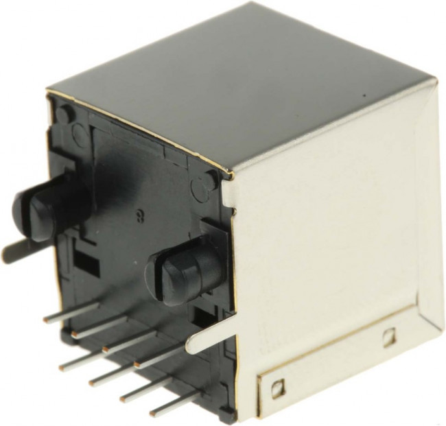 615008140421, Modular Connectors / Ethernet Connectors WR-MJ Feml Shielded 8P8C Vert Rear Post