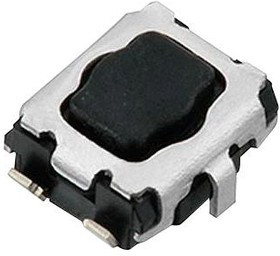 EVPAA302K, Микропереключатель TACT, SPST, Пол: 2, SMT, нет, 1,6Н, 1,7мм, черный