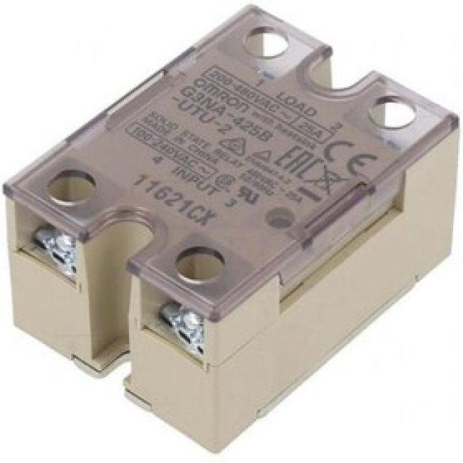 G3NA-425B-240AC, Реле: полупроводниковое, Uупр: 100-240ВAC, 25А, 200-480ВAC