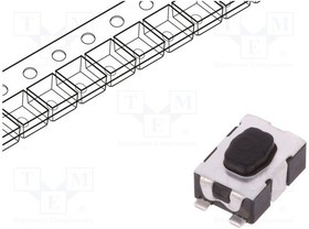 KMR241GLFS, Микропереключатель TACT, SPST-NO, Пол: 2, 0,05A/32ВDC, SMT, нет, 4Н KMR241GLFS, Микропереключатель TACT, SPST-NO, Пол: 2, 0,05A/32ВDC, SMT, нет, 4Н