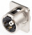 NC4MD-L-1, XLR Connectors 4P MALE NKL/SILVER