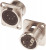 NC4MD-L-1, XLR Connectors 4P MALE NKL/SILVER