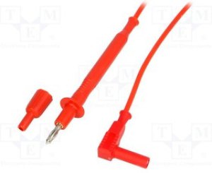 PJ4412F4-100-R, Измерительный провод, 20А, в корпусе, Uном: 1кВ, Дл: 1м, красный PJ4412F4-100-R, Измерительный провод, 20А, в корпусе, Uном: 1кВ, Дл: 1м, красный