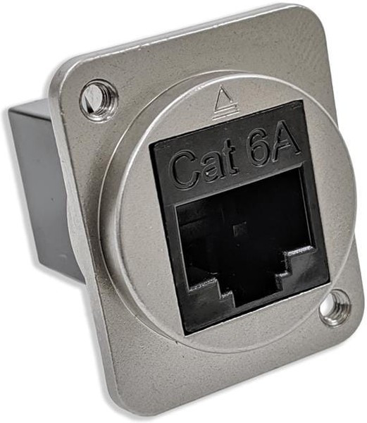 EHRJ45D6AM3, ADAPTER, RJ45 JACK-JACK, 8P8C, CAT6A