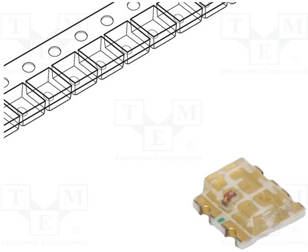 RF-P2S196TS-B38, LED; SMD; 0606; blue/orange; 1.6x1.6x0.7mm; 140°; 2.8?3.5/1.8?2.4V RF-P2S196TS-B38, LED; SMD; 0606; blue/orange; 1.6x1.6x0.7mm; 140°; 2.8?3.5/1.8?2.4V