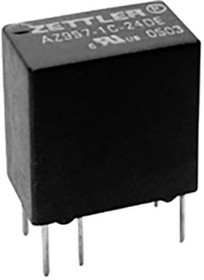 AZ957-1C-24DE, Реле электромагнитное, SPDT 1A Uобмотки 24V 2880R