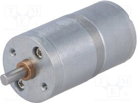 DF-FIT0495-B, Двигатель DC, с редуктором, 2-7,5ВDC, 362 1, Двусторон.вал нет