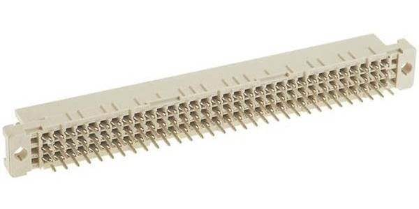 09032326845, Harting 32 Way 2.54mm Pitch, Type C Class C2, 2 Row, Straight DIN 41612 Connector, Socket 09032326845, Harting 32 Way 2.54mm Pitch, Type C Class C2, 2 Row, Straight DIN 41612 Connector, Socket