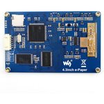 4.3inch e-Paper UART Module, E-Ink дисплей 800×600px со встроенныим библиотеками шрифтов, последоват