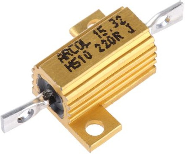 HS10 220R J, 220 10W Wire Wound Chassis Mount Resistor HS10 220R J ±5%
