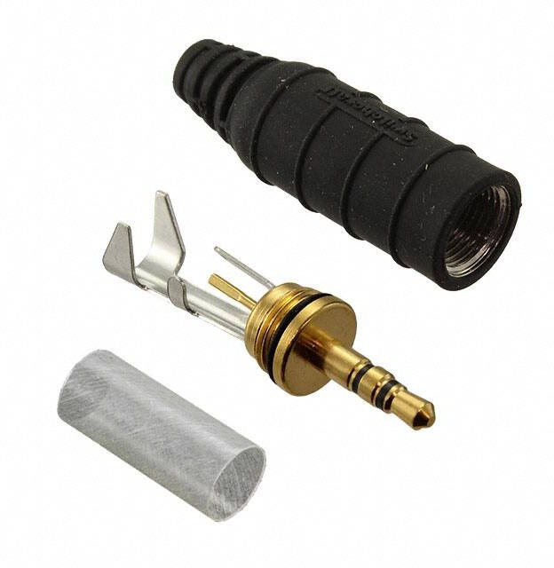 35HDSAU12, Phone Connectors 3.5MM SLD STEREO PLG .12 GOLD