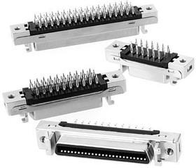 10220-R21TS, D-Sub Micro-D Connectors 20POS VERT RECPT
