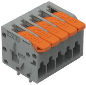 2601-1105, TERMINAL BLOCK, WIRE TO BRD, 5POS, 16AWG