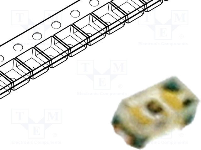 LL-S160UYC-Y2-2B, LED; SMD; 0402; yellow; 15?40mcd; 1x0.5x0.45mm; 120°; 1.6?2.4V; 20mA LL-S160UYC-Y2-2B, LED; SMD; 0402; yellow; 15?40mcd; 1x0.5x0.45mm; 120°; 1.6?2.4V; 20mA