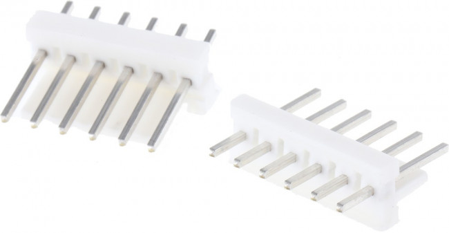 640454-6, Conn Wire to Board HDR 6 POS 2.54mm Solder ST Top Entry Thru-Hole Package 640454-6, Conn Wire to Board HDR 6 POS 2.54mm Solder ST Top Entry Thru-Hole Package