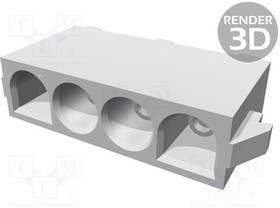 350826-1, Conn Wire to Board SKT 4 POS 6.35mm Solder ST Top Entry Thru-Hole Bag/Box 350826-1, Conn Wire to Board SKT 4 POS 6.35mm Solder ST Top Entry Thru-Hole Bag/Box
