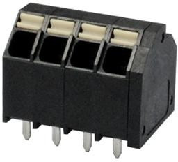 NI043A0BH000G, TERMINAL BLOCK, WTB, 4POS, 26-16AWG, TH