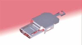 ZX40-B-SLDA, USB Connectors MICRO B PLUG SHIELD TOP FOR ZX40