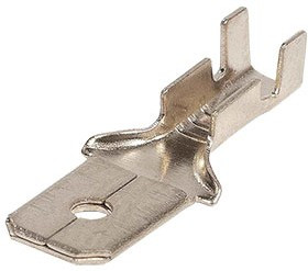 РП-П(л) 2,5 - (6,3), Разъем плоский луженый неизолированный (папа)