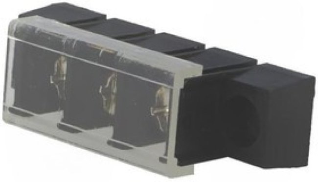 DG58C-A-03P-13-00A(H), Зажимная рейка для печатных плат, прямой, 10мм, Кол-во полюс: 3 DG58C-A-03P-13-00A(H), Зажимная рейка для печатных плат, прямой, 10мм, Кол-во полюс: 3