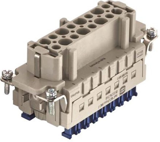 09370161301, Headers &amp; Wire Housings 16B Marine Bulkhead Housing, Double Lever, IP67