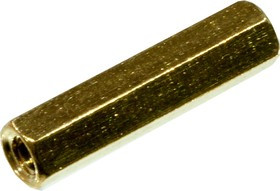 PCHSS-20, Стойка для печатных плат, шестигр., латунь, М3, 20 мм