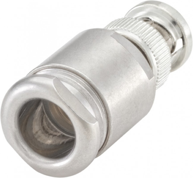 51S105-015N5, BNC Series, Plug Cable Mount BNC Connector, 50, Clamp Termination, Straight Body 51S105-015N5, BNC Series, Plug Cable Mount BNC Connector, 50, Clamp Termination, Straight Body