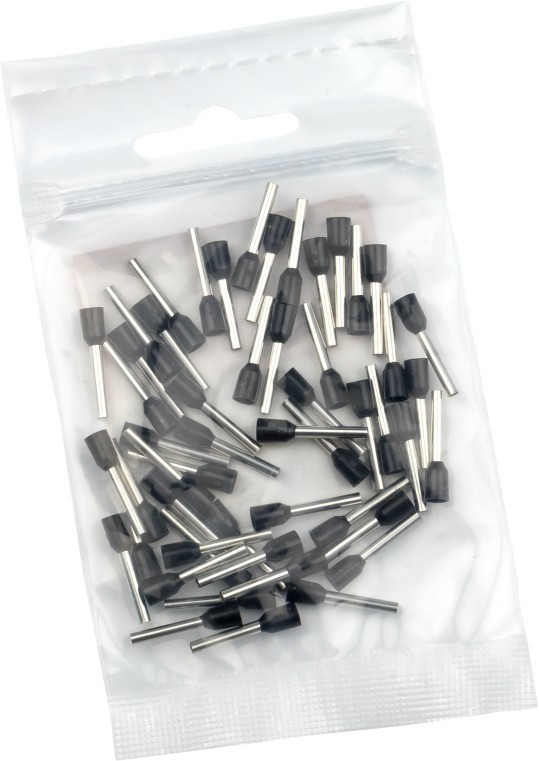 Наконечник штыревой втулочный изол. НШвИ 1.5-12 (уп.50шт) EKF nhvi-1.5-12